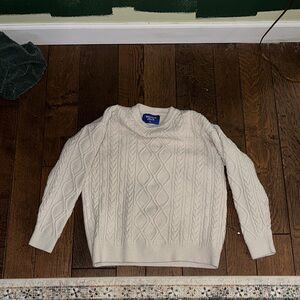 Aelfric Eden Ivory Cable Knit Sweater